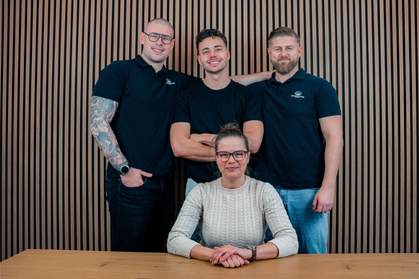 Das SecureCare Team bei einem Gruppenfoto